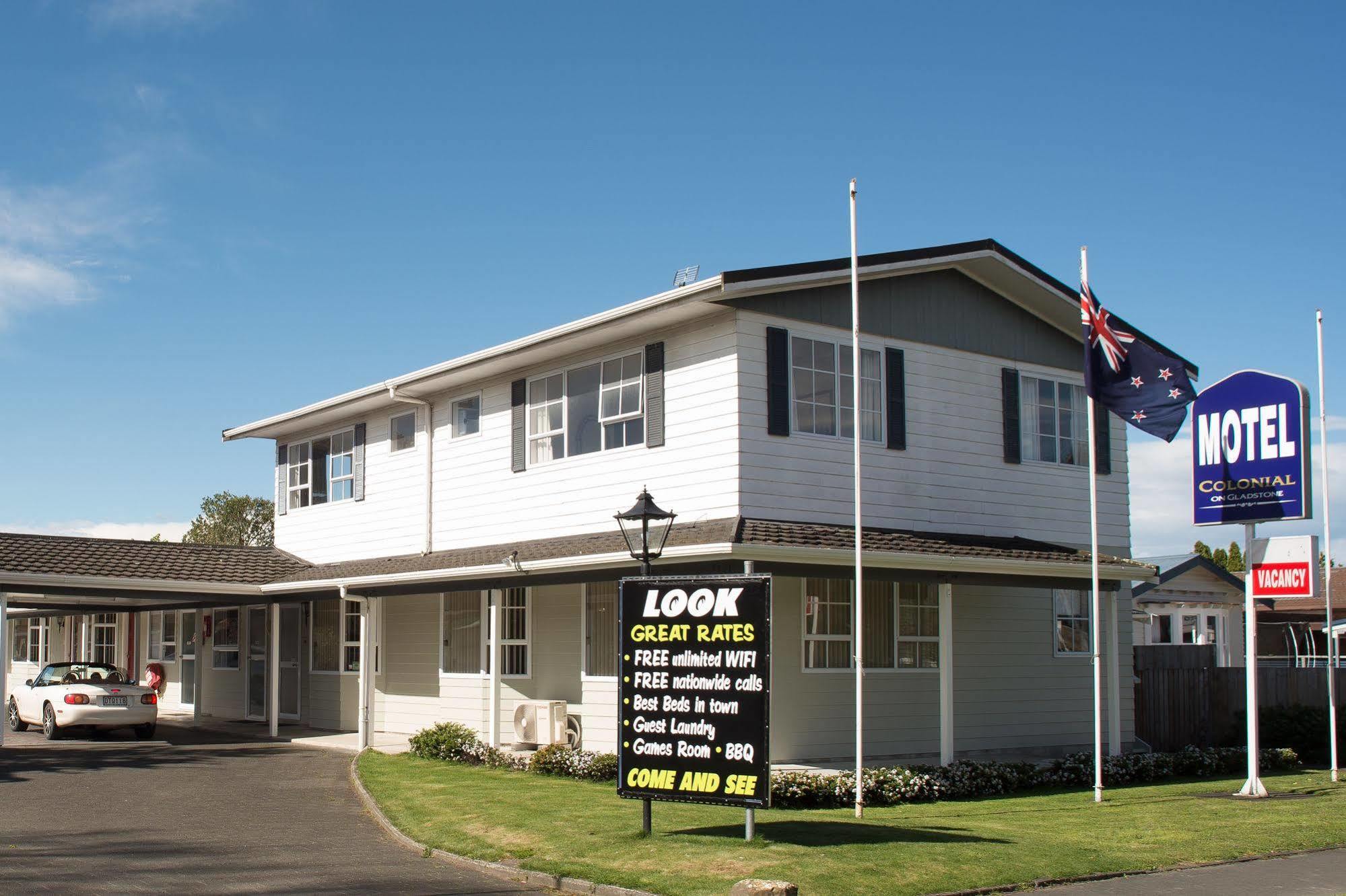 Colonial On Gladstone Motel Gisborne Exterior foto